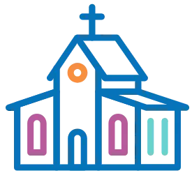 Icon symbolizing directors of Christian preschool programs, one of the primary groups ECCN supports.